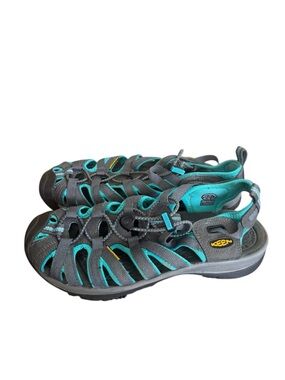 Keen teal & grey hiking trail sandals sz7.5